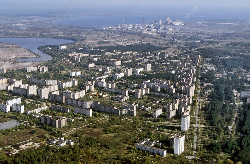 Chernobyl Exclusion Zone - Pripyat abandoned city view